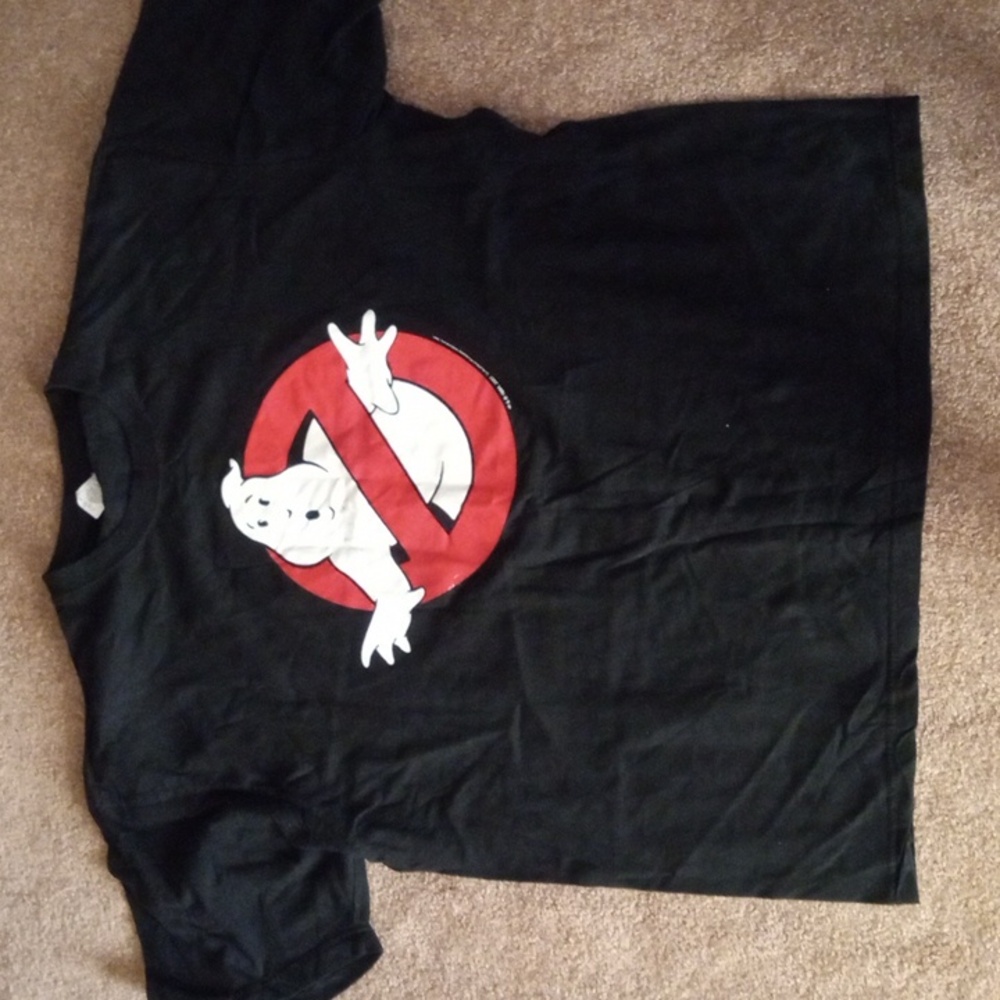 Black Ghostbusters shirt extra large